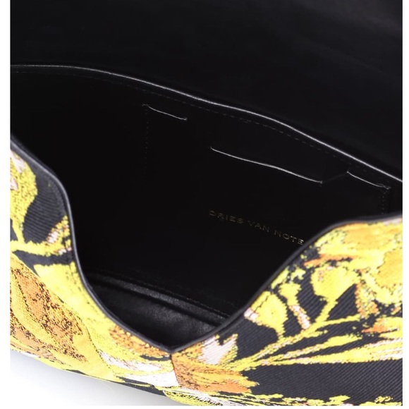 Dries Van Noten Floral Jacquard Envelope Clutch - Picture 4 of 6